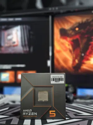 ryzen 5 7600X للبيع مستعمل بحالة الوكالة,, معالج قوي جدا للألعاب والمحتوى العام بسعر اقتصادي