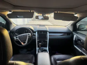 فورد ايدج موديل 2011 باللون الأحمر مع مواصفات خليجية وميزة الترخيص المزيل