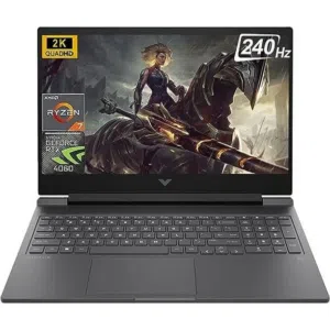 HP Victus Gaming Laptop - 240Hz NVIDIA GeForce RTX 4070 16 GB RAM  16.1 inch display QHD  EN/AR