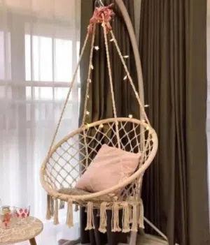 مرجوحه منزليه معلقة بمظهر عصري ورائع تتحمل اوزان سهلة التركيب مع كامل المحلقات