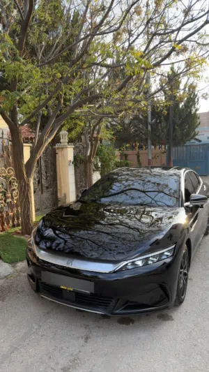 ماشاءلله تبارك الله Byd han 3.9S all wheel drive  دفع رباعي فل كامل ممشى قليل فحص اوتوسكور