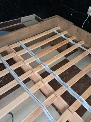 Queen Size Bed with Mattress for Sale Size: 120 × 200 cmMattress Brand: IKEACondition: Good20