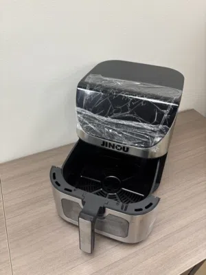 JINOU Compact Air Fryer - Stainless Steel - 8L - New