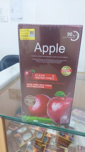 Apple hair color  bark brown original