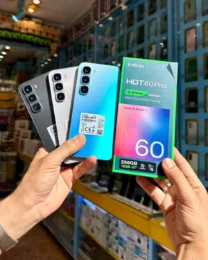 انفينيكس هوت 60 برو مستعمل ايام  بالكرتونة 256 جيجا 16 رام