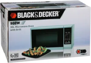 Black and decker microwave new