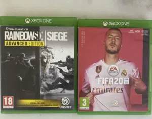 سي دي rainbow x siege advanced edition  و سي دي fifa 20 مدبلج
