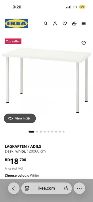 Study Office Table