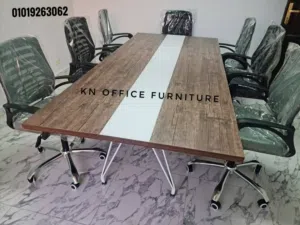 ترابيزة اجتماعات خشب mdf اسباني  ميتينج روم/ Meeting room/ Meeting table