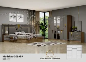 Latest modern design 2024 bedroom set