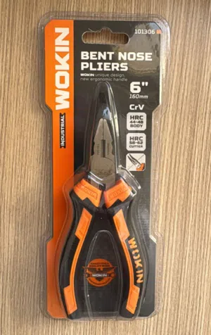 WOKIN Bent nose pliers industrial مفك منحني ، كماشة ، بكر ، أداة سحب مع SIYAB TRADING (مواد البناء)