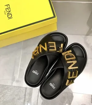 Fendi flat slippers