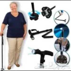 عصا تابلت كشاف أفضل عصا بالسوق لكبار السن والمصابين