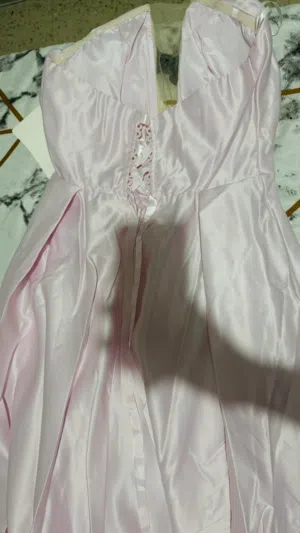 فستان سهرة ستان ثقيل
