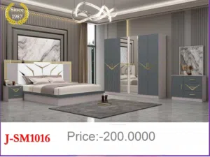 طقم غرفة نوم مكون من 6 قطع مع مرتبة طبية بسمك 12 سم  Bed Room Set 6pcs With 12cm Medical Mattress