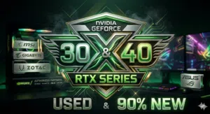 كروت شاشه من RTX سلسله 30 و 40 مع ضمان وبلتجرب والاختبارات