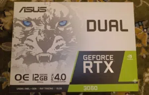 كرت شاشة 12GB 3060 RTX Dual ASUS Edition White