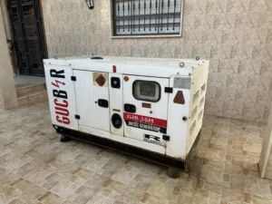 مولد gucbir 16 KVA تركي محرك شغال لكن مخلط  و اللفة سليمة