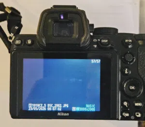 Nikon new Z5 body with 24mm-200mm Nikkor lens
