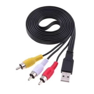 RCA Male to USB Audio Video Adapter AV Converter Cable