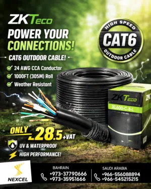 ZKTeco CAT6 Outdoor Cable