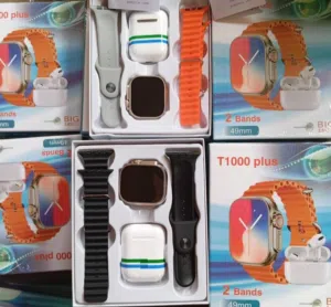 ساعةT1000مع سماعة هدية