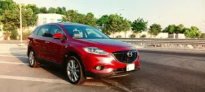 جيب مازدا CX9 _G  موديل2013 اللون احمر فول اوبشن بحالة ممتازة الممشى155,000 تأمين وتسجيل سنة كاملة