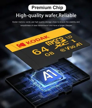 Kodak Carte mémoire Micro SD 64 Go+adapter