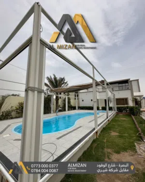 شـــــالية  حديث  للبيـــــع   في البصرة - التنومة _كردلاند مطل على شط العرب