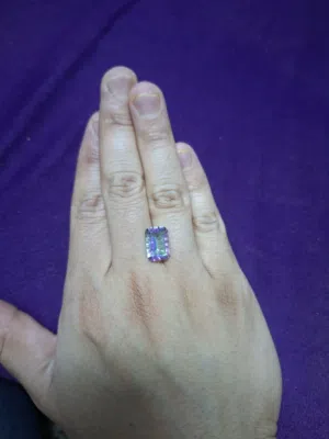 حجر كريستال زجاجي بعدة الوان Mystic glass crystal stone