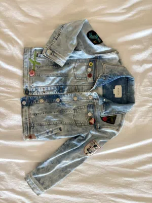 Authentic Gucci Kids Embroidered Denim Jacket - Size 8 - Made in Italy - Excellent Condition