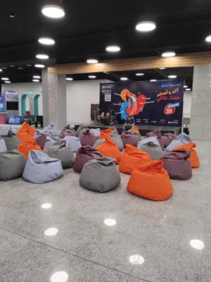 بفات  beanbags للايجار اليومي للحفلات والمناسبات