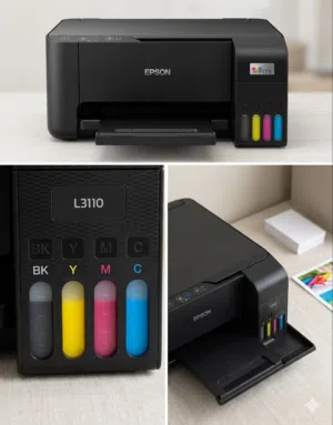 الموديل: Epson L3110 (EcoTank طابعه 3في 1