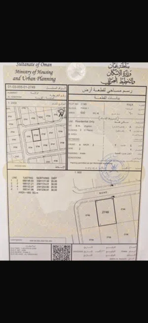 Residential Land for Sale in Muscat Amerat