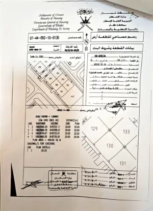 Commercial Land for Sale in Dhofar Salala