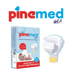 حفاضة باين ميد PineMed الاولى بالعالم لتجميع البول للاطفال للفحص المخبري (100ml)