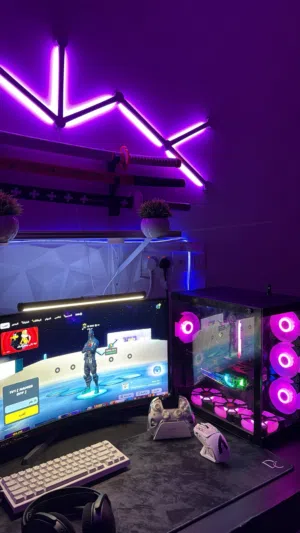 Pc gaming RTX 3070 و INTEL i7-12700k البي سي قوي بسبب معالج i7-12700k ومع RTX3070 يعطيك قوه في اللعب