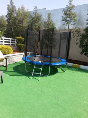 ترامبولين 8 قدم 2.44 سم نخب اول فعلي ثقيله جدا اخر الكميه اصليه