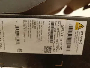 MSI GF63 Thin