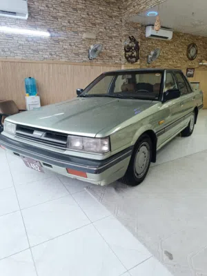 نيسان جي تي سكايلان موديل 1986 بدون حوادث صبغ الوكاله جير اوتوماتيك للبيع فقط للجادين