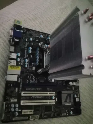 H61m and ram and cpu motherboard
