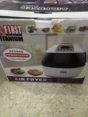 قلاية هوائية (Air Fryer) فيرست تيتانيوم سعة 10 لتر عملاقة – بالكرتون
