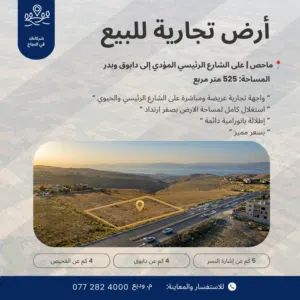 Commercial Land for Sale in Amman Mahes