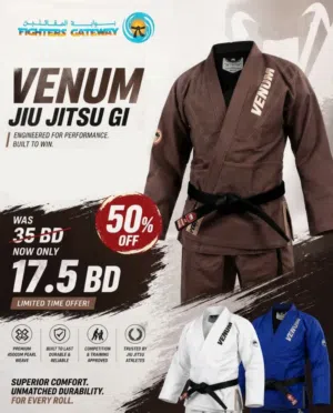 Venum Jiu Jitsu Gi – 50% OFF!    بدلة جيوجيتسو Venum – خصم 50%