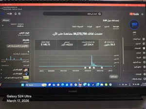 قناة يوتيوب للبيع براند متعوب عليه بجمهور سعودي (423K مشترك)
