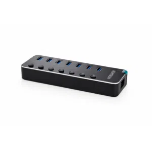 RSHTECH RSH-518 7 Port USB 3.0 Hub 5Gbps وصلة متعددة المنافذ