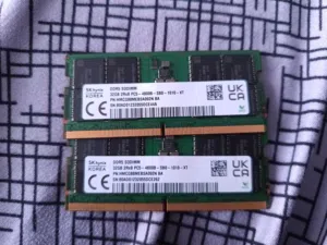 حبتين رام ddr5 32gb(*2) للبيع