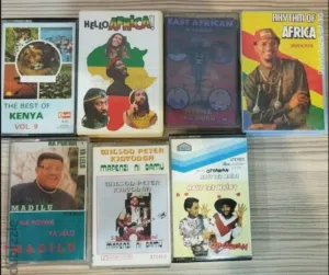 Vintage Audio cassette tapes _African Music