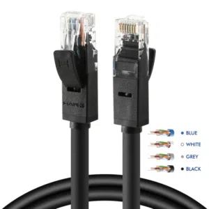 HAING HI-LCC10-0.5M Cat 6 26 AWG 10/100/1000 1 Gbps Ethernet Cable 0.5M كابل إيثرنت Cat 6 طول 0.5متر