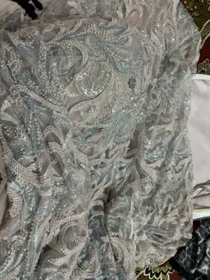 For Sale: Exquisite Unstitched Luxury Bridal Fabric